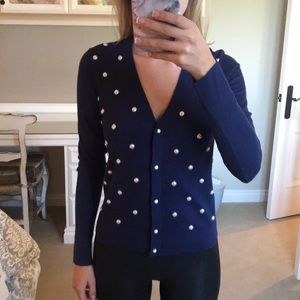 Kate Spade pearl cardigan